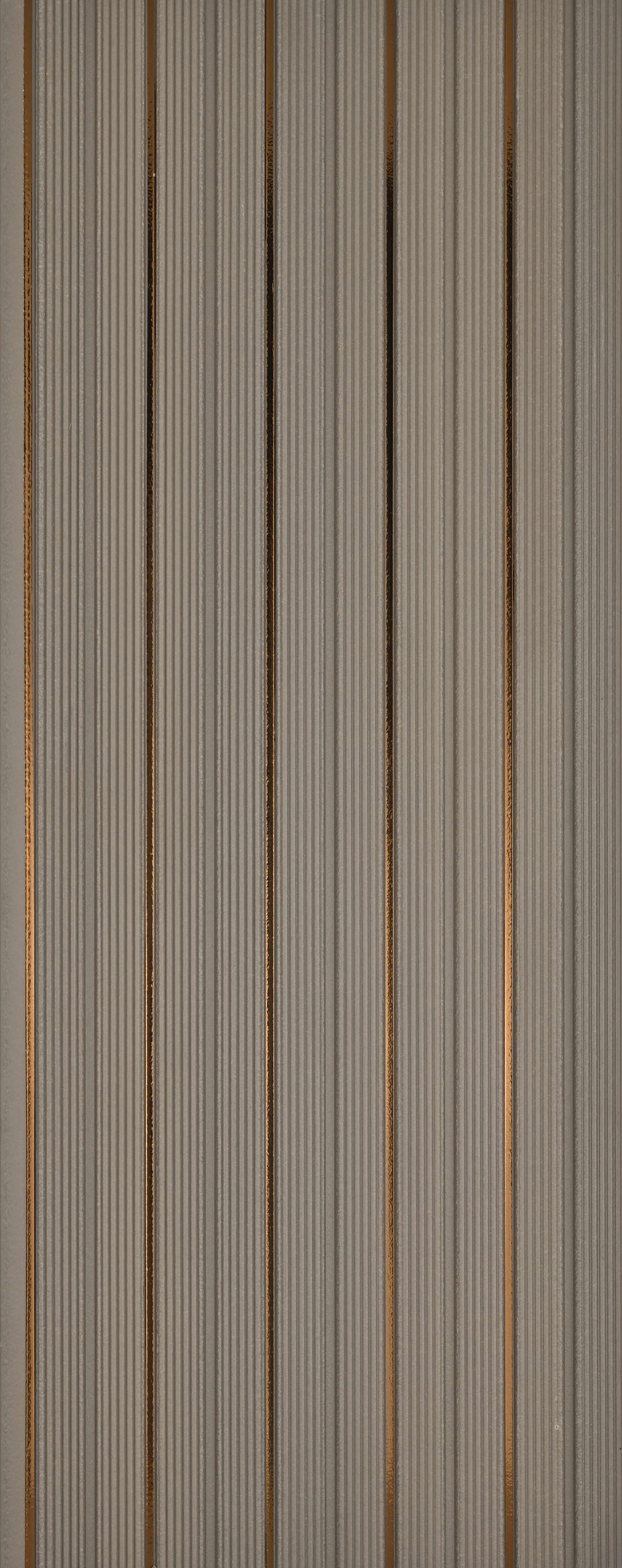 Wooden Look PN 03864 9.5 ft x 6 inch Charcoal Panel - 10 mm | Suitable for Feature Wall, TV Unit & Living Room | Width is Subjected to 5% Variation
