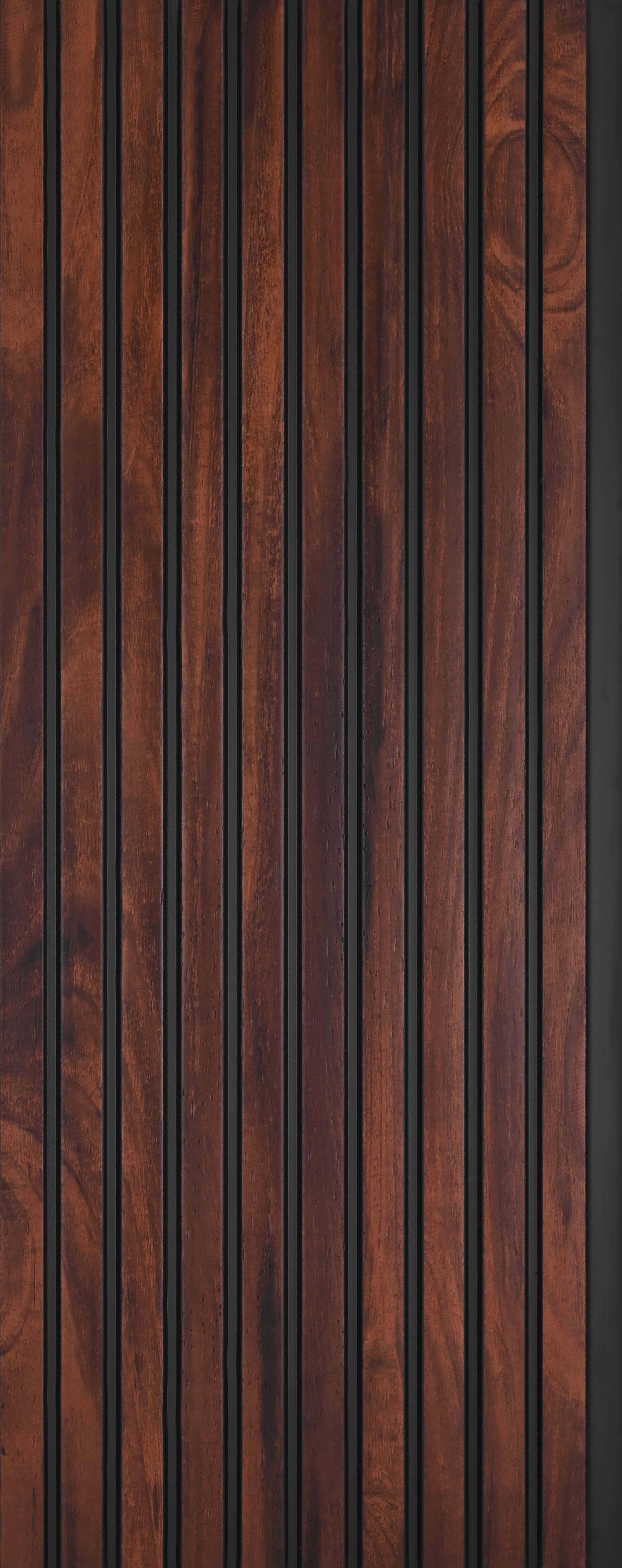 Wooden Look PN 03871 9.5 ft x 6 inch Charcoal Panel - 10 mm | Suitable for Feature Wall, TV Unit & Living Room | Width is Subjected to 5% Variation