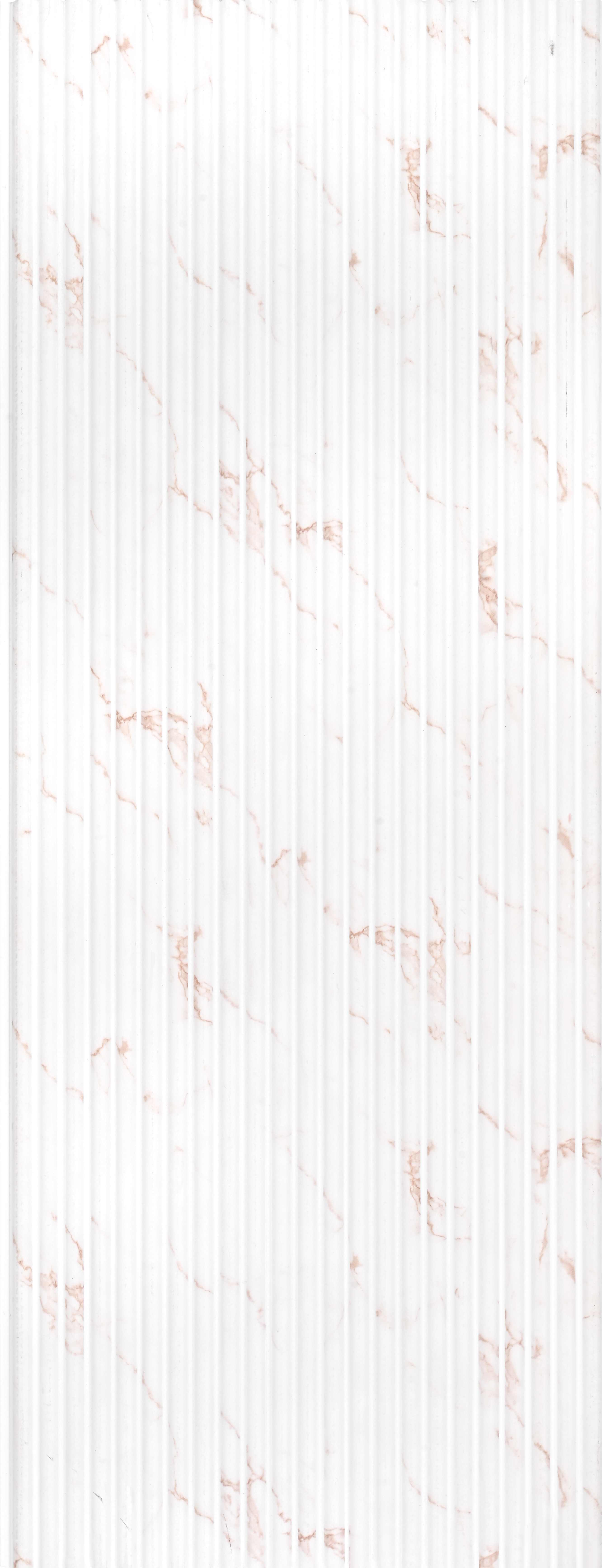 White Marble Look PN 03882 9.5 ft x 6 inch Charcoal Panel - 10 mm | Suitable for Feature Wall, TV Unit & Living Room | Width is Subjected to 5% Variation