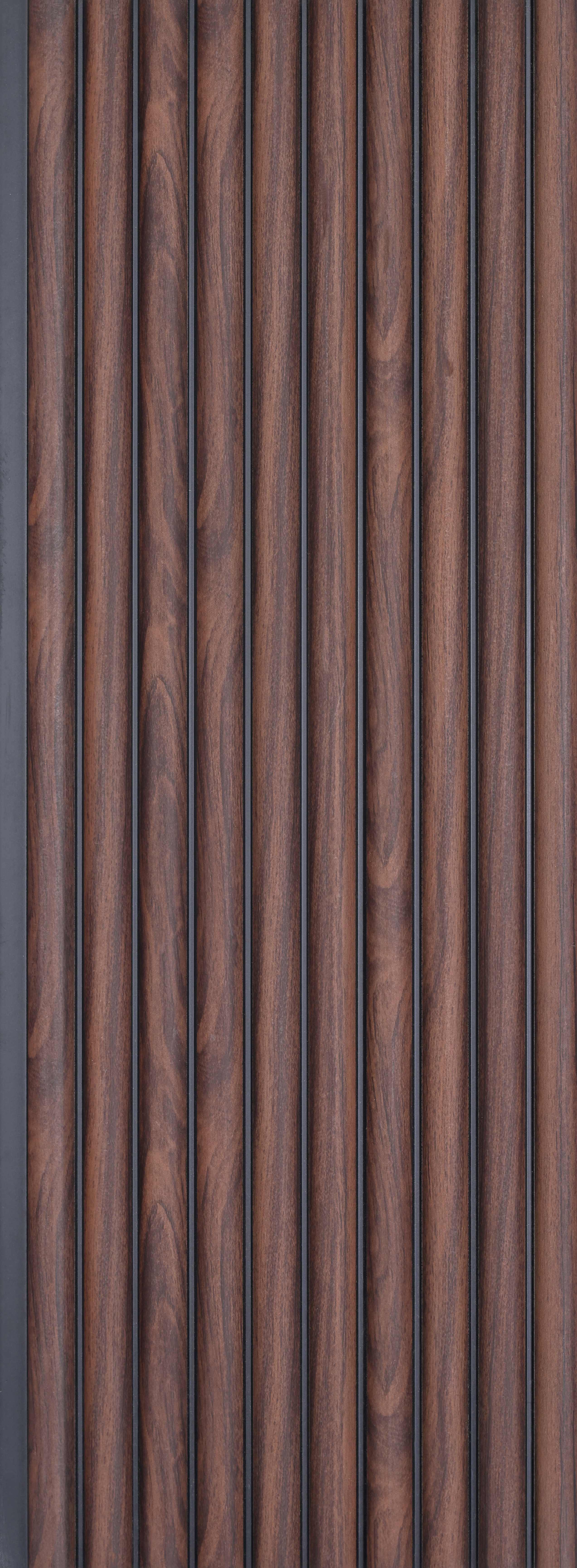 Wooden Look PN 03894 9.5 ft x 6 inch Charcoal Panel - 10 mm | Suitable for Feature Wall, TV Unit & Living Room | Width is Subjected to 5% Variation