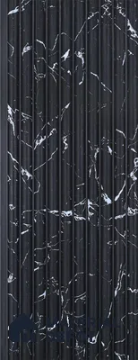 Black Marble Look PN 03899 9.5 ft x 6 inch Charcoal Panel - 10 mm | Suitable for Feature Wall, TV Unit & Living Room | Width is Subjected to 5% Variation