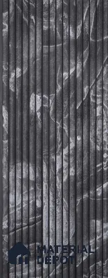 Grey Metallic Look PN 03908 9.5 ft x 6 inch Charcoal Panel - 10 mm | Suitable for Feature Wall, TV Unit & Living Room | Width is Subjected to 5% Variation