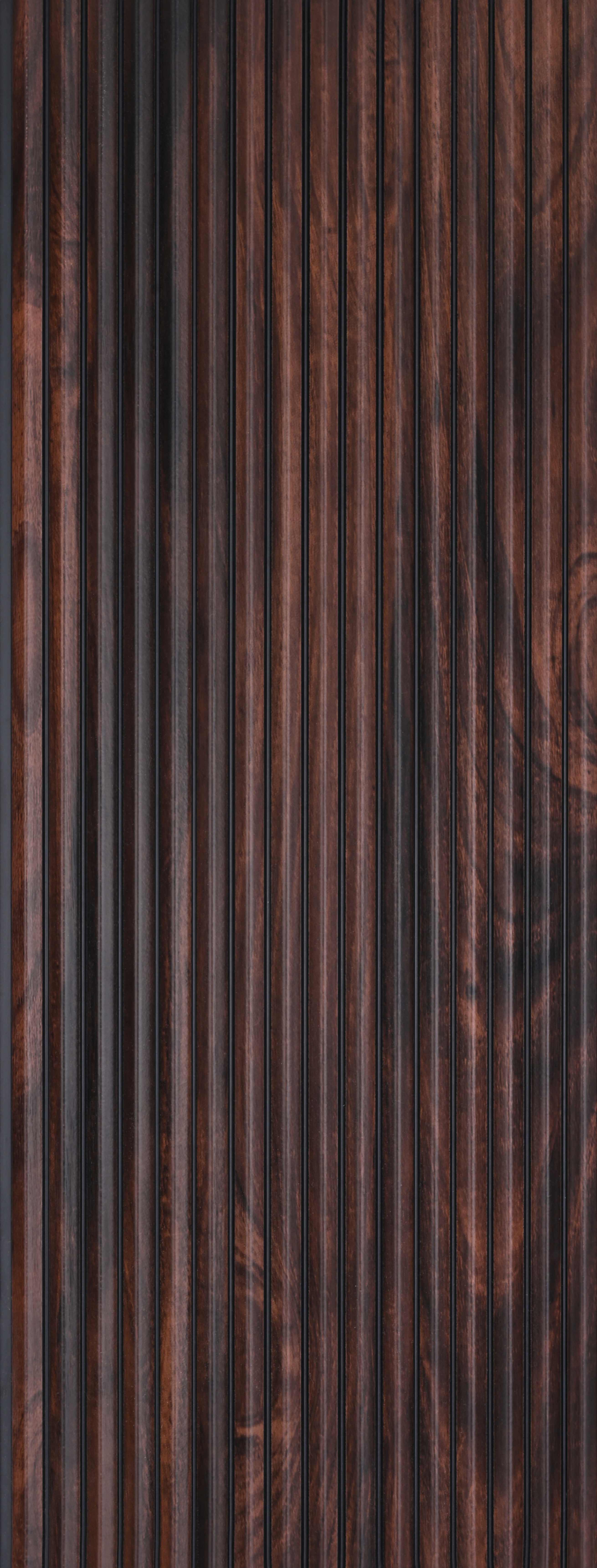 Wooden Look PN 03914 9.5 ft x 6 inch Charcoal Panel - 10 mm | Suitable for Feature Wall, TV Unit & Living Room | Width is Subjected to 5% Variation