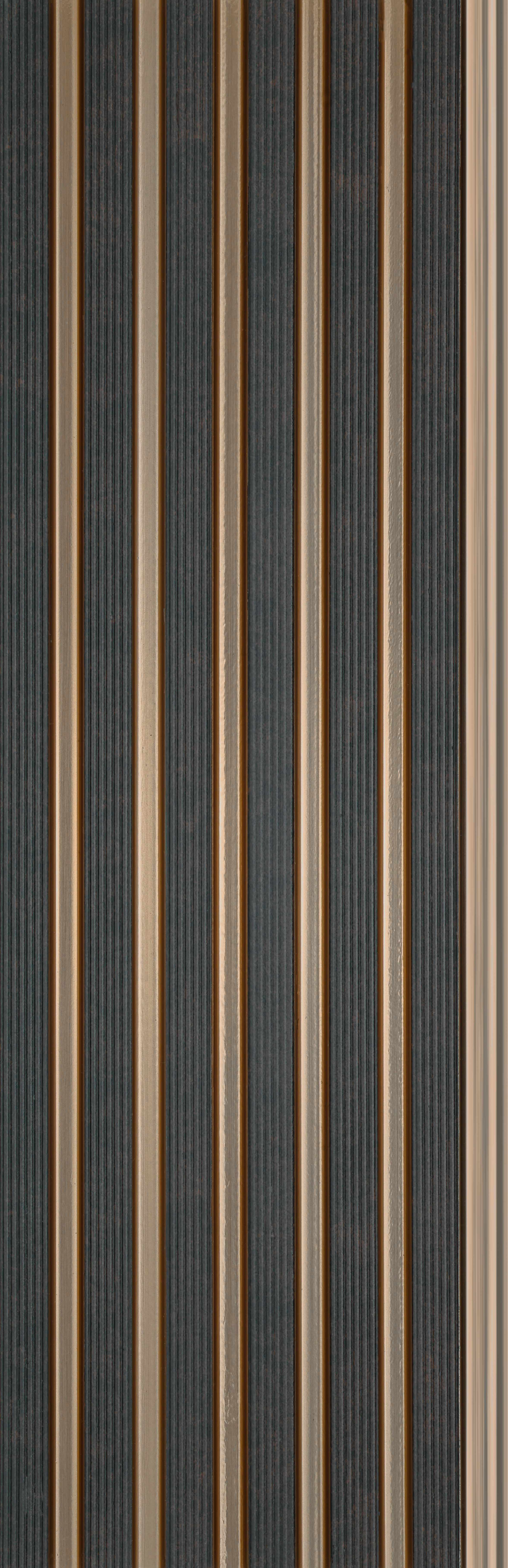 Grey Metallic Look PN 04067 B 9.5 ft x 4.9 inch Charcoal Panel - 12 mm | Suitable for Feature Wall, TV Unit & Living Room | Width is Subjected to 5% Variation