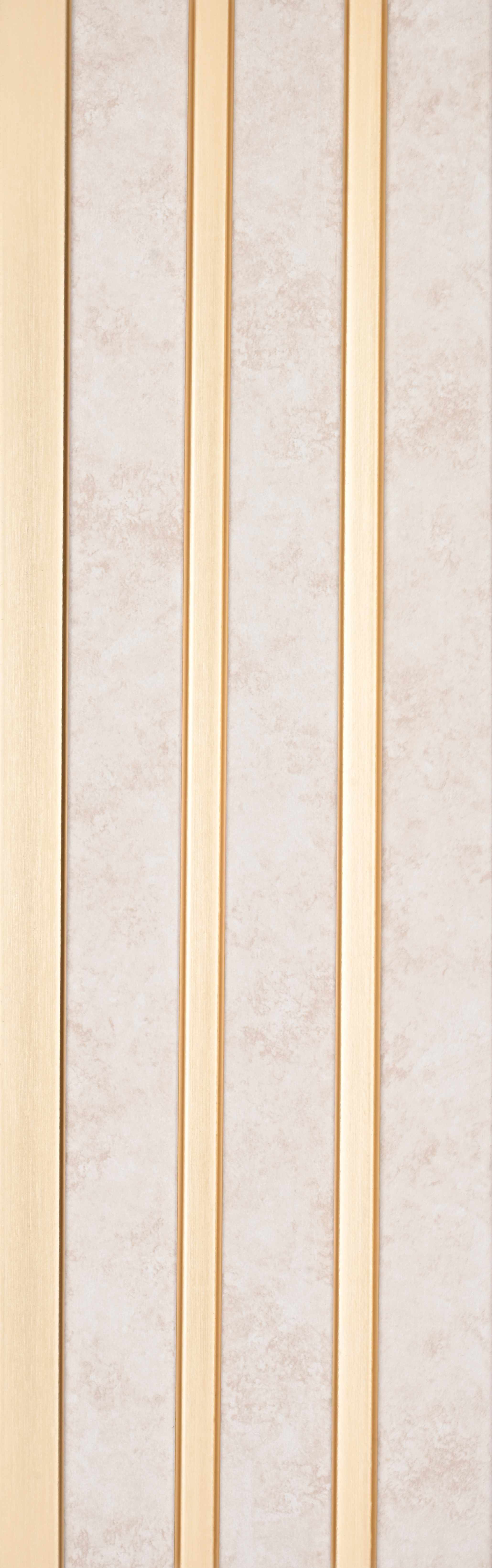 Beige Rustic Louver PN 04078 9.5 ft x 4.9 inch Charcoal Panel - 12 mm | Suitable for Feature Wall, TV Unit & Living Room | Width is Subjected to 5% Variation