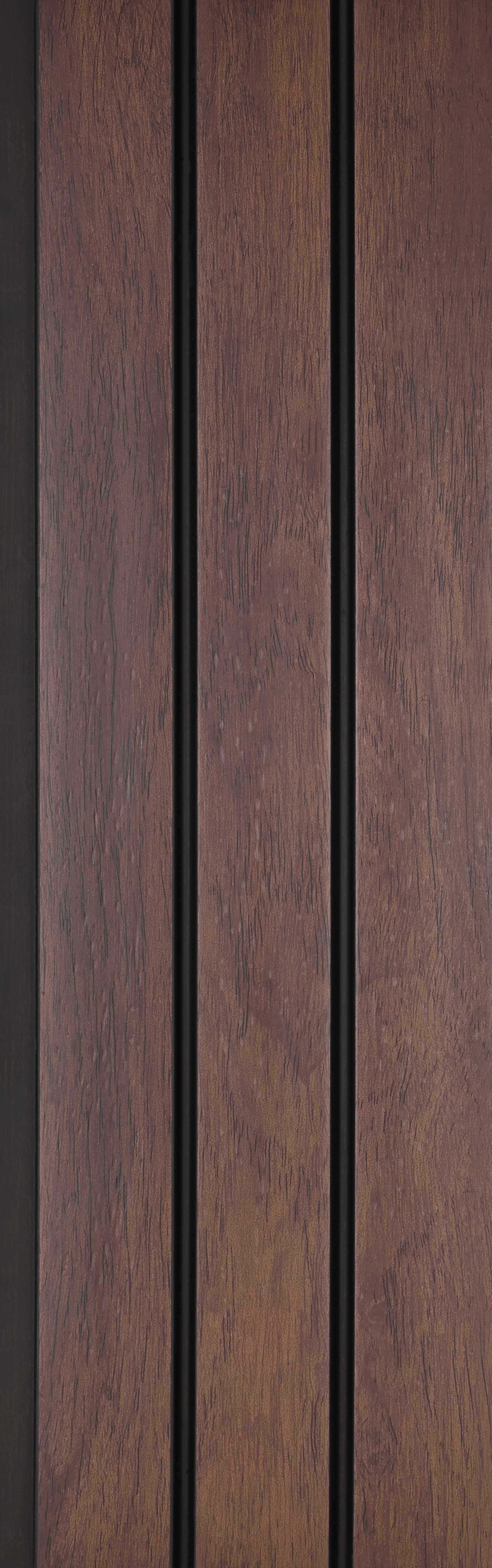Wooden Look PN 04495 8 ft x 2 ft Charcoal Panel - 4 mm | Suitable for Feature Wall, TV Unit & Living Room | Width is Subjected to 5% Variation