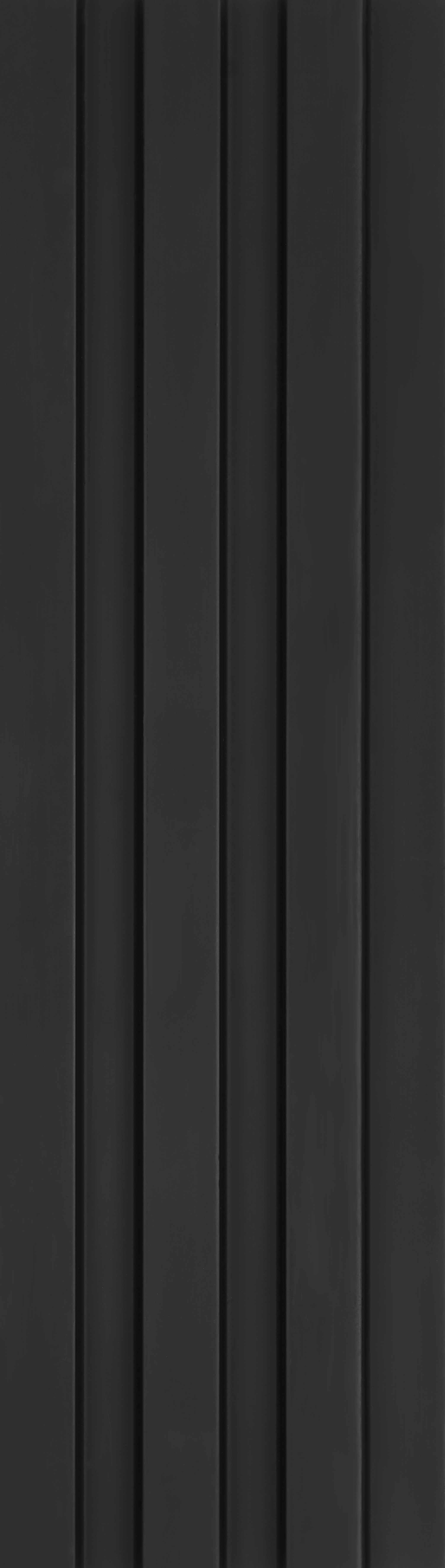 Black Plain Colour Look PN 04648 9.5 ft x 4.7 inch Charcoal Panel - 12 mm | Suitable for Feature Wall, TV Unit & Living Room | Width is Subjected to 5% Variation