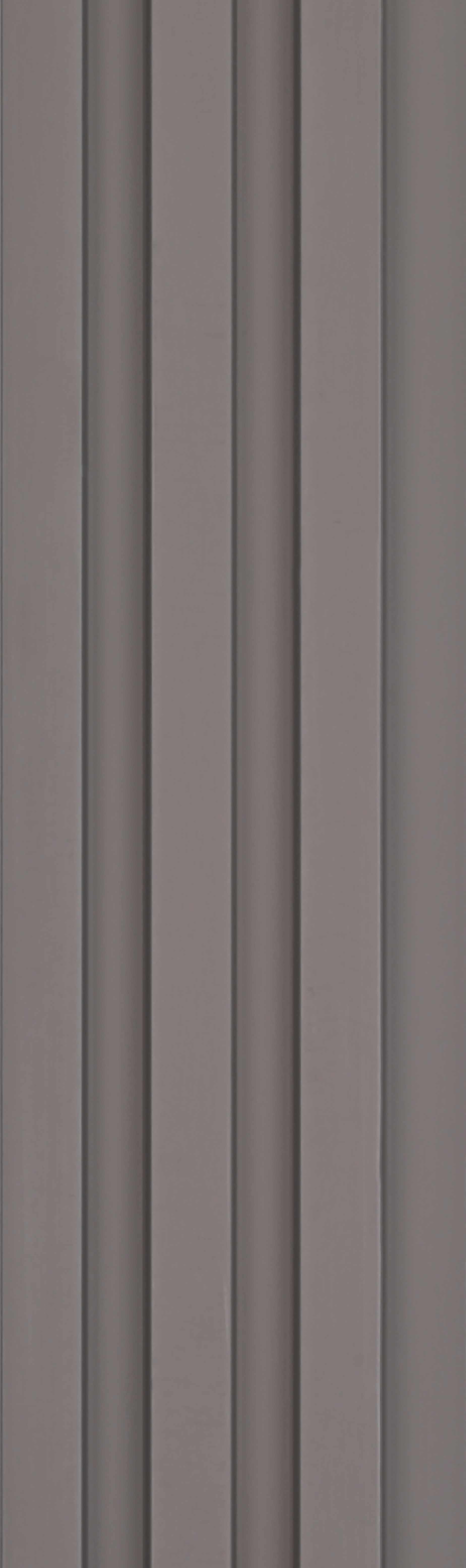 Grey Plain Colour Look PN 04875 9.5 ft x 4.7 inch Charcoal Panel - 12 mm | Suitable for Feature Wall, TV Unit & Living Room | Width is Subjected to 5% Variation