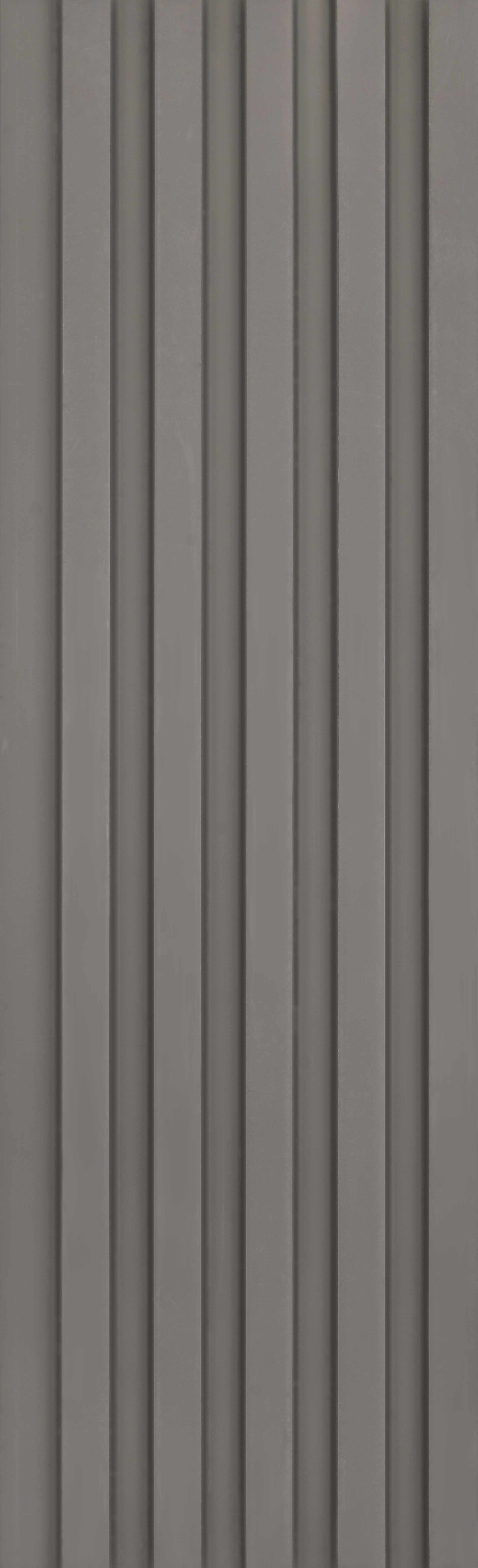 Grey Plain Colour Look PN 04883 B 9.5 ft x 4.7 inch Charcoal Panel - 12 mm | Suitable for Feature Wall, TV Unit & Living Room | Width is Subjected to 5% Variation