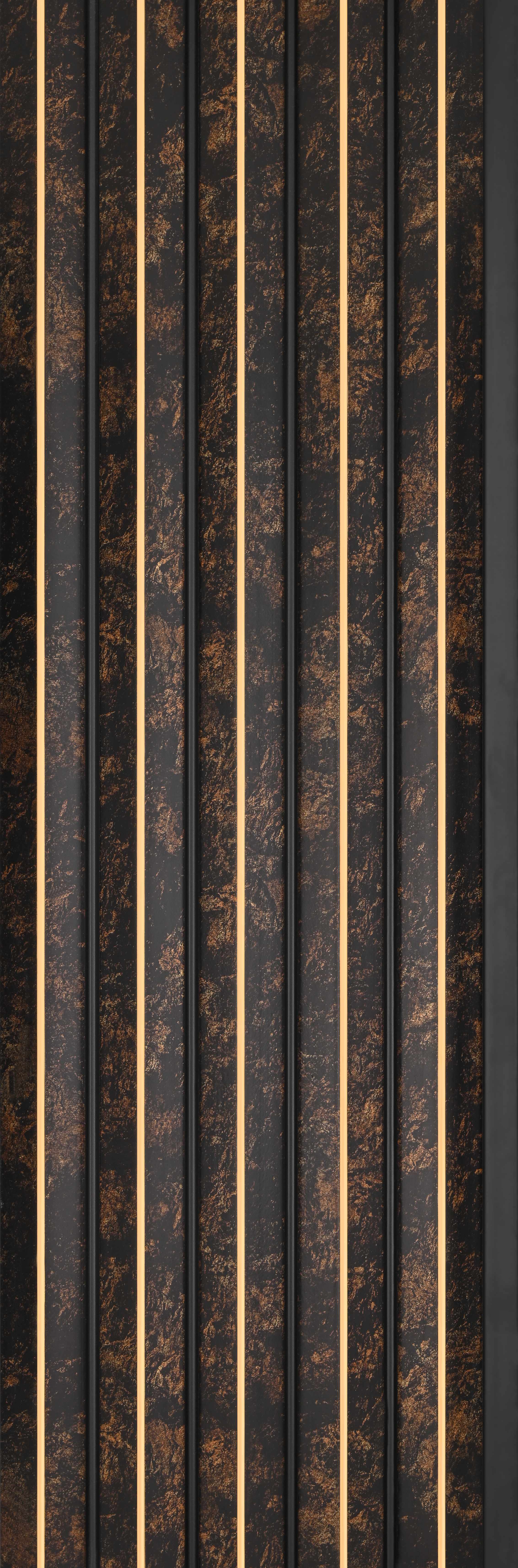 Black Marble Look PN 05102 9 ft x 6.6 inch Charcoal Panel - 12 mm | Suitable for Feature Wall, TV Unit & Living Room | Width is Subjected to 5% Variation