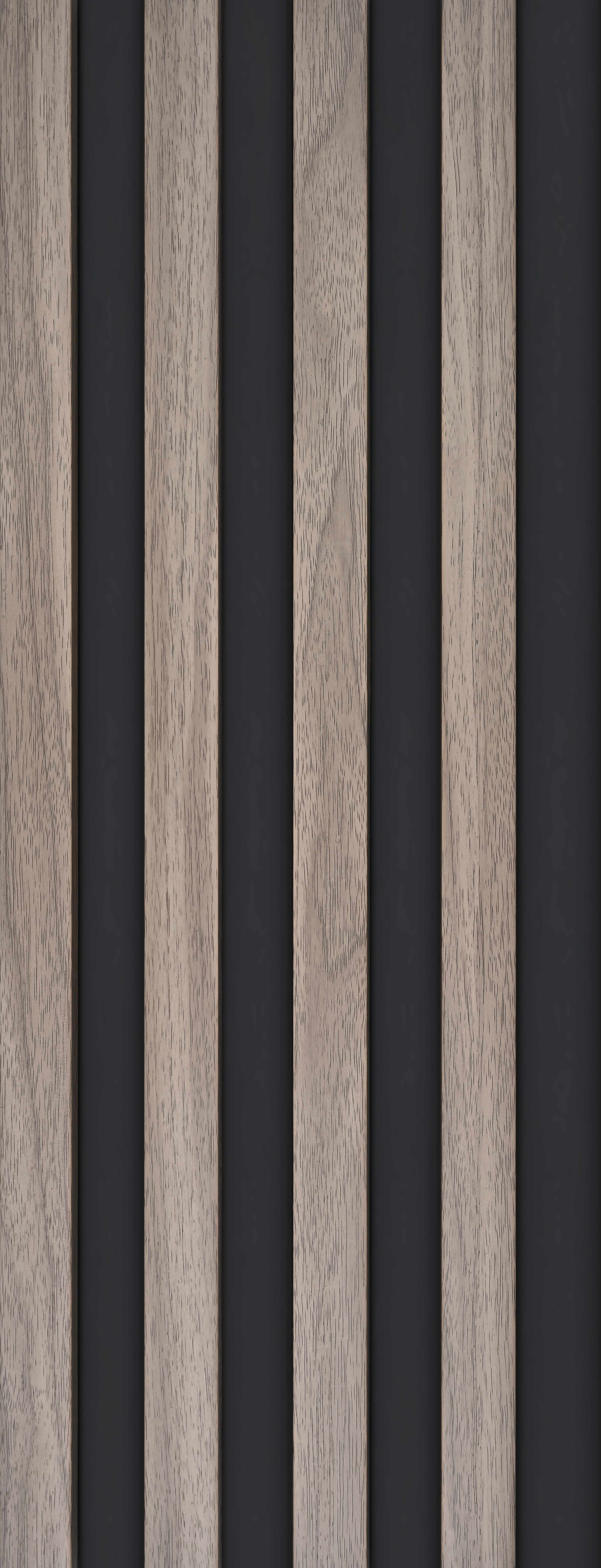 Wooden Look PN 05760 9.5 ft x 7.8 inch Charcoal Panel - 12 mm | Suitable for Feature Wall, TV Unit & Living Room | Width is Subjected to 5% Variation