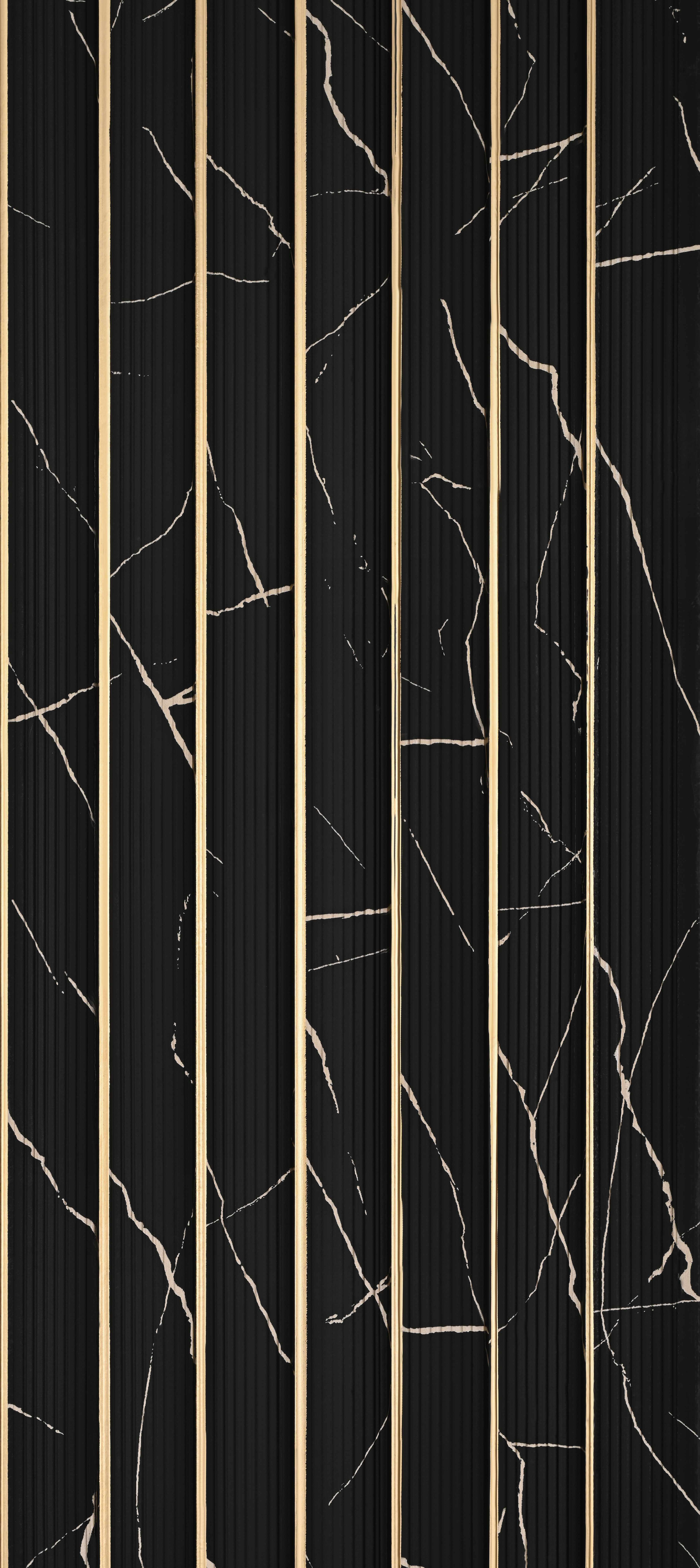 Black Marble Look PN 05788 9.5 ft x 7.8 inch Charcoal Panel - 12 mm | Suitable for Feature Wall, TV Unit & Living Room | Width is Subjected to 5% Variation
