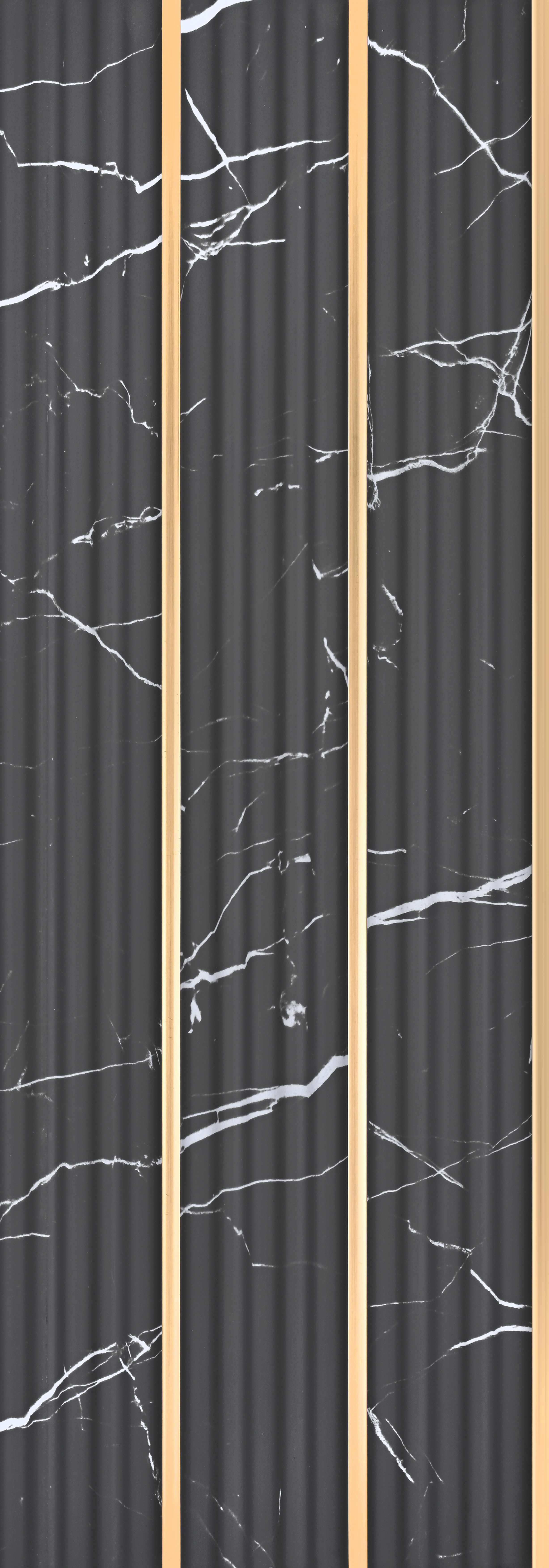 Black Marble Look PN 05903 8 ft x 6 inch Charcoal Panel - 10 mm | Suitable for Feature Wall, TV Unit & Living Room | Width is Subjected to 5% Variation