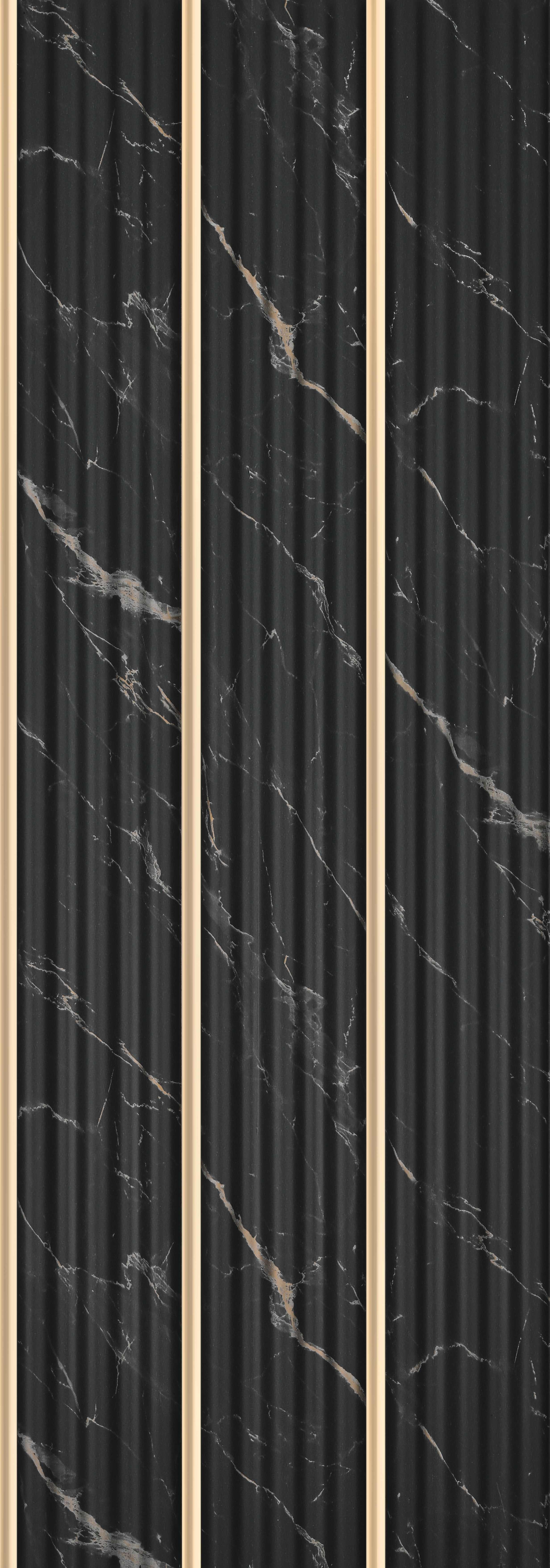 Black Marble Look PN 05909 8 ft x 6 inch Charcoal Panel - 10 mm | Suitable for Feature Wall, TV Unit & Living Room | Width is Subjected to 5% Variation