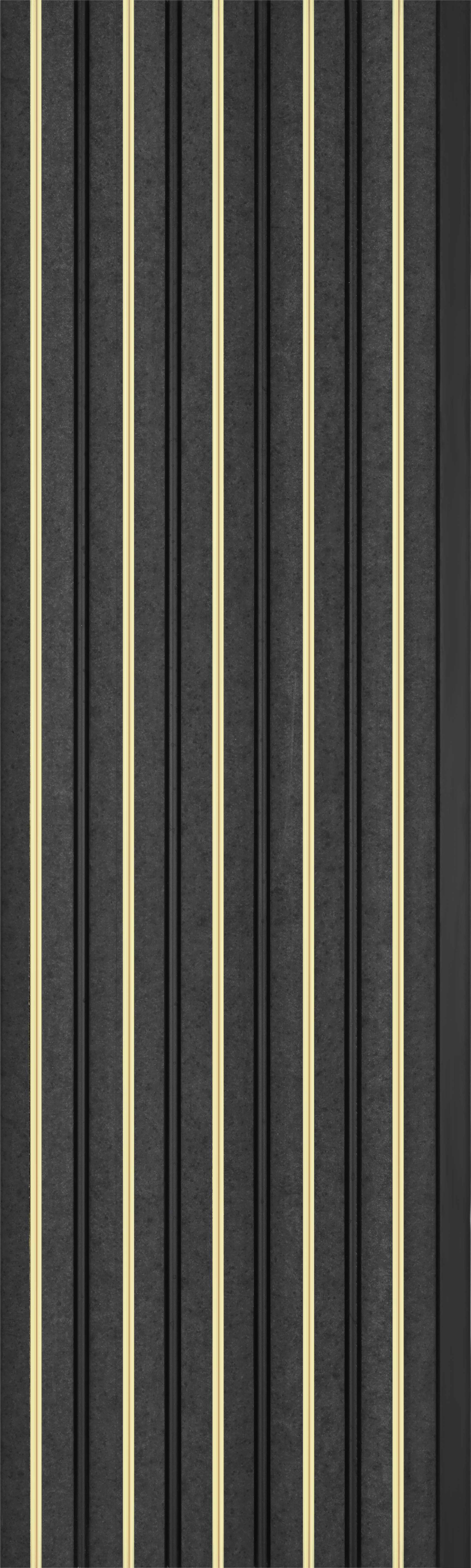 Black Marble Look PN 06043 8 ft x 4.9 inch Charcoal Panel - 12 mm | Suitable for Feature Wall, TV Unit & Living Room | Width is Subjected to 5% Variation