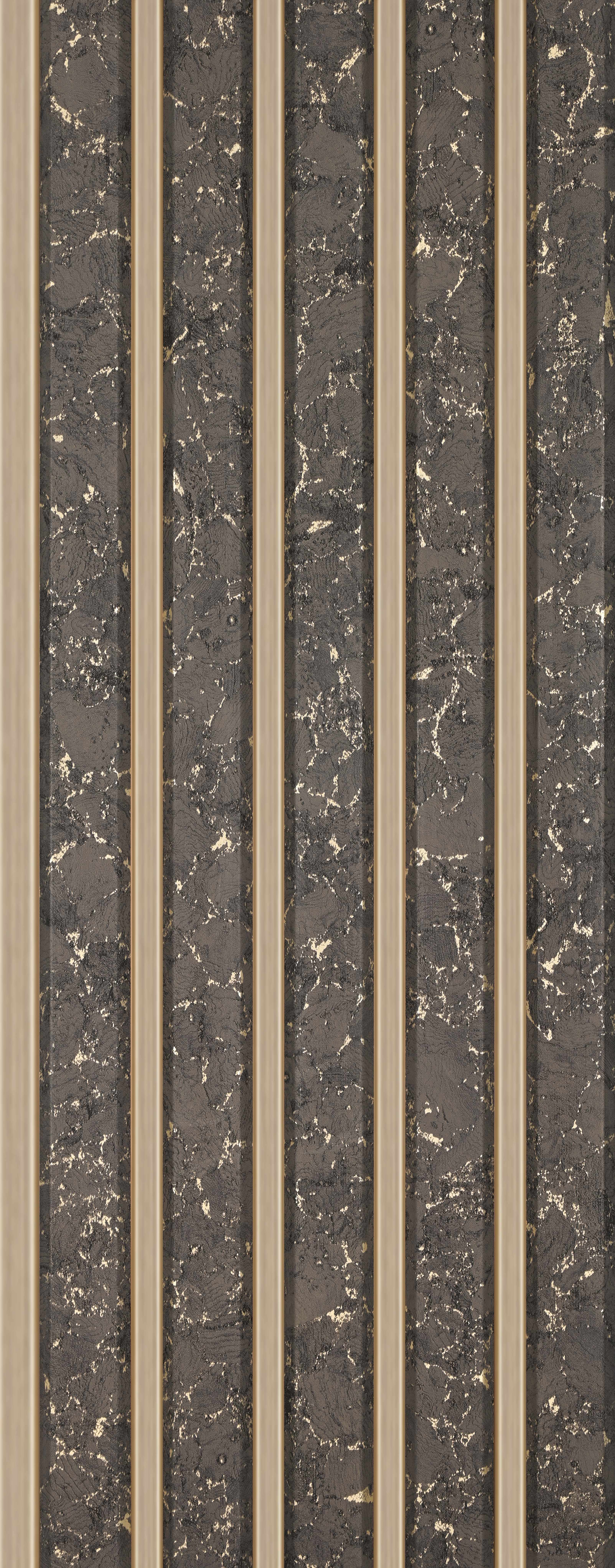 Grey Marble Look PN 06109 9.5 ft x 7.8 inch Charcoal Panel - 12 mm | Suitable for Feature Wall, TV Unit & Living Room | Width is Subjected to 5% Variation