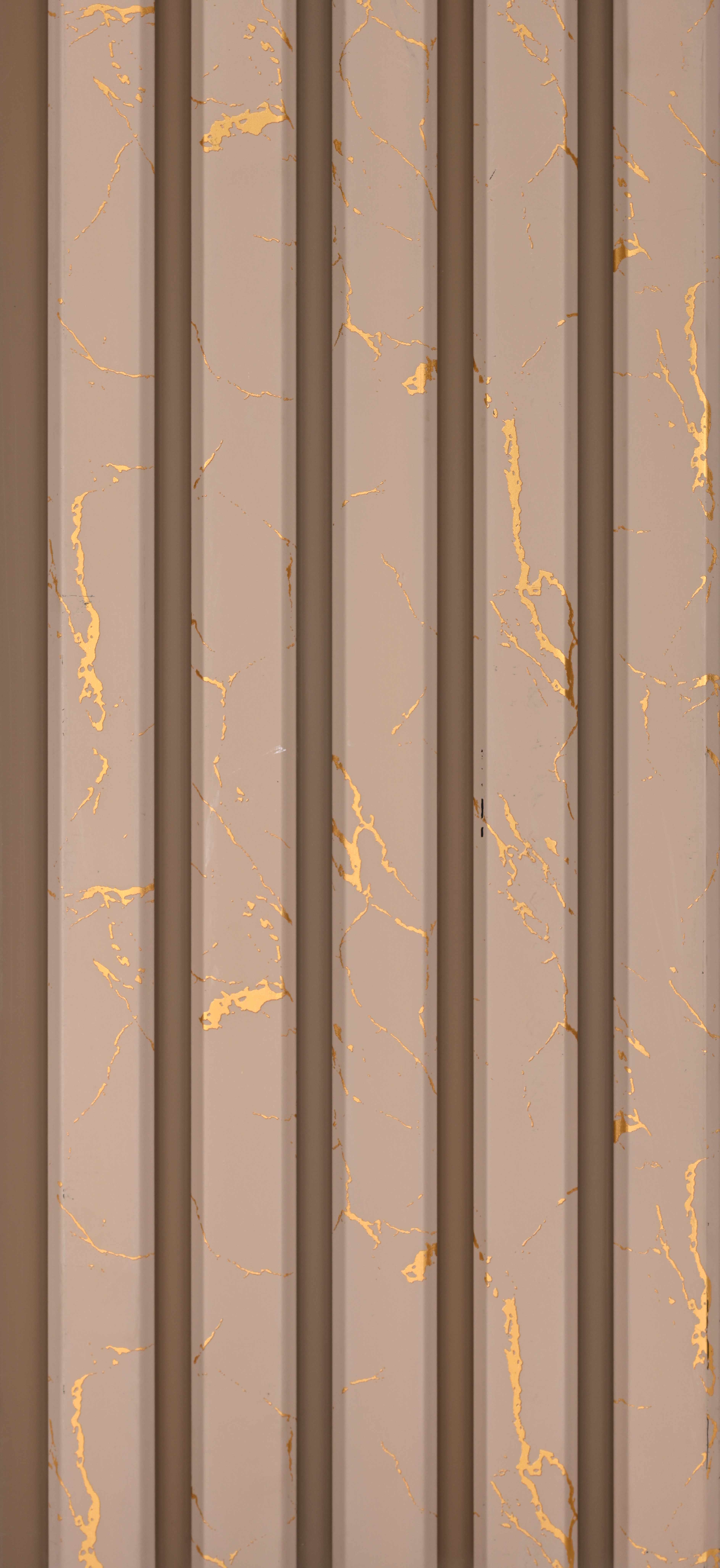 Beige Marble Look PN 06155 9.5 ft x 7.8 inch Charcoal Panel - 12 mm | Suitable for Feature Wall, TV Unit & Living Room | Width is Subjected to 5% Variation