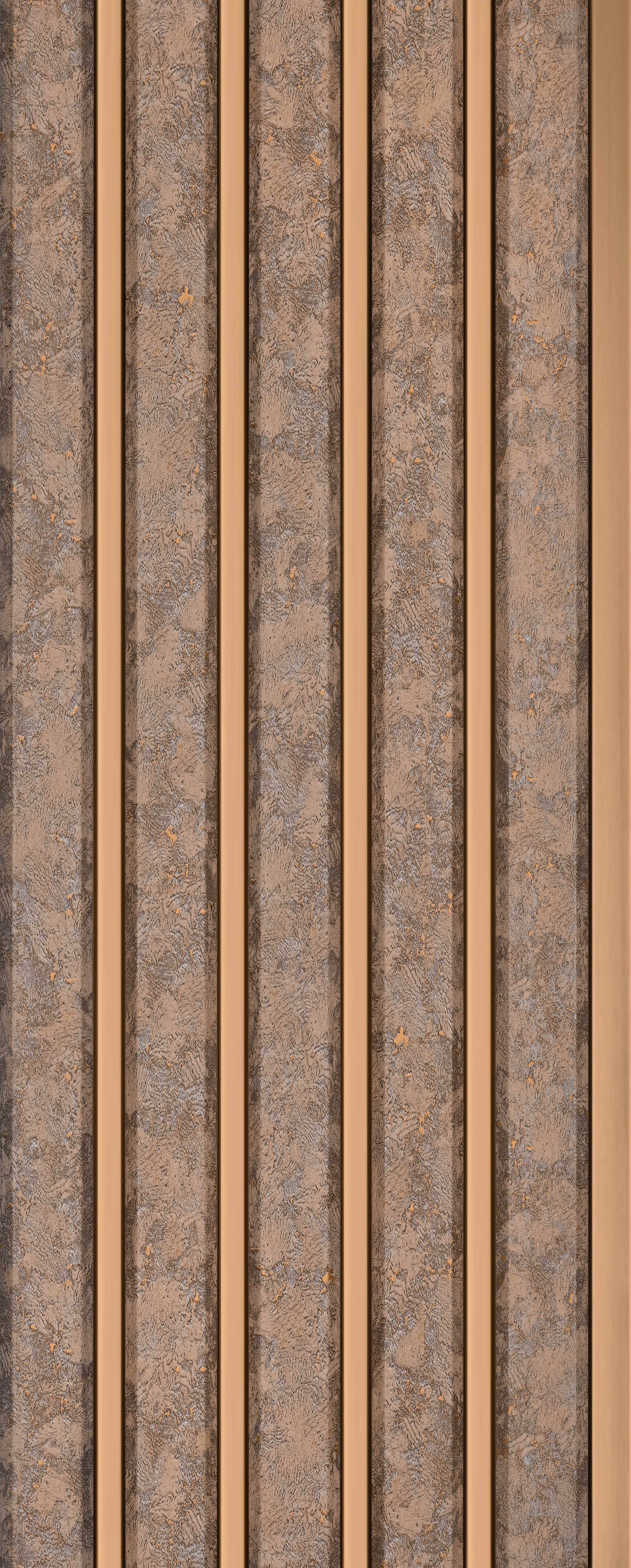 Brown Marble Look PN 06160 9.5 ft x 7.8 inch Charcoal Panel - 12 mm | Suitable for Feature Wall, TV Unit & Living Room | Width is Subjected to 5% Variation