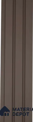 Brown Plain Colour Look PN 06224 9.5 ft x 4.7 inch Charcoal Panel - 12 mm | Suitable for Feature Wall, TV Unit & Living Room | Width is Subjected to 5% Variation