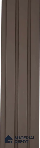 Brown Plain Colour Look PN 06224 9.5 ft x 4.7 inch Charcoal Panel - 12 mm | Suitable for Feature Wall, TV Unit & Living Room | Width is Subjected to 5% Variation