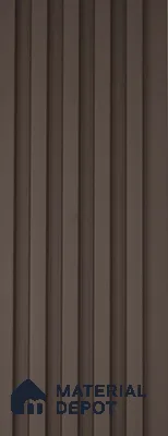 Brown Plain Colour Look PN 06234 9.5 ft x 4.7 inch Charcoal Panel - 12 mm | Suitable for Feature Wall, TV Unit & Living Room | Width is Subjected to 5% Variation