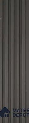 Grey Plain Colour Look PN 06235 9.5 ft x 4.7 inch Charcoal Panel - 12 mm | Suitable for Feature Wall, TV Unit & Living Room | Width is Subjected to 5% Variation