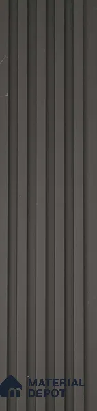 Grey Plain Colour Look PN 06235 9.5 ft x 4.7 inch Charcoal Panel - 12 mm | Suitable for Feature Wall, TV Unit & Living Room | Width is Subjected to 5% Variation