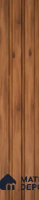 Wooden Look PN 06271 9.5 ft x 4.7 inch Charcoal Panel - 12 mm | Suitable for Feature Wall, TV Unit & Living Room | Width is Subjected to 5% Variation