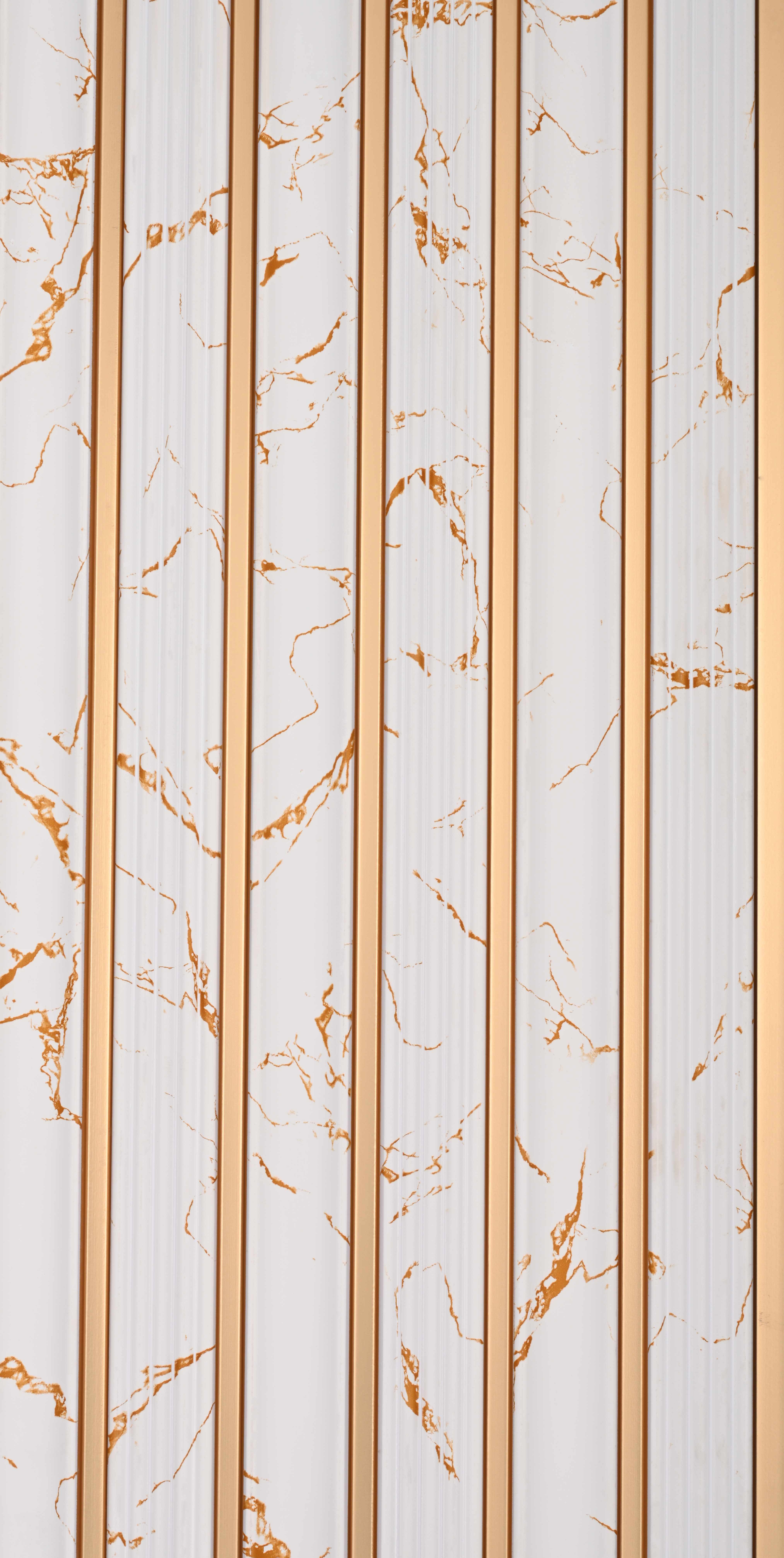 White Marble Look PN 06293 9.5 ft x 9.4 inch Charcoal Panel - 12 mm | Suitable for Feature Wall, TV Unit & Living Room | Width is Subjected to 5% Variation