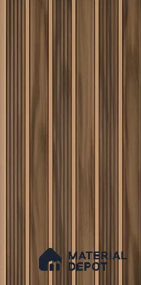 Wooden Look PN 06296 B 9.5 ft x 9.4 inch Charcoal Panel - 12 mm | Suitable for Feature Wall, TV Unit & Living Room | Width is Subjected to 5% Variation