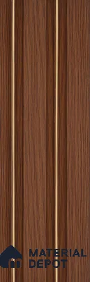 Wooden Look PN 00671 9.5 ft x 4.8 inch Charcoal Panel - 11 mm | Suitable for Feature Wall, TV Unit & Living Room | Width is Subjected to 5% Variation