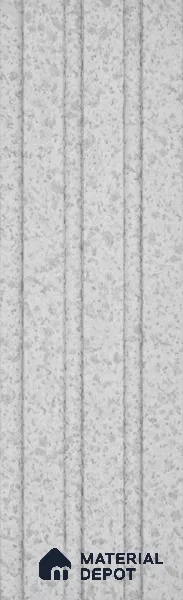 Stone Louver PN 06088 9.5 ft x 4.6 inch Charcoal Panel - 8 mm | Suitable for Feature Wall, TV Unit & Living Room | Width is Subjected to 5% Variation