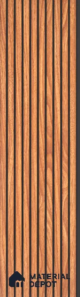 PN 06826 9.2 ft x 5.9 inch Charcoal Louvers/Panels - 10 mm