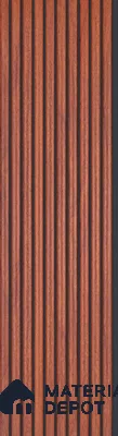 Wooden Look PN 06827 9.2 ft x 6 inch Charcoal Panel - 10 mm | Suitable for Living Room, Bedroom & TV Cabinet | Width is Subjected to 5% Variation