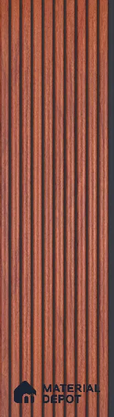 Wooden Look PN 06827 9.2 ft x 6 inch Charcoal Panel - 10 mm | Suitable for Living Room, Bedroom & TV Cabinet | Width is Subjected to 5% Variation