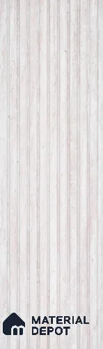 PN 06898 8 ft x 6 inch Charcoal Louvers/Panels - 6 mm