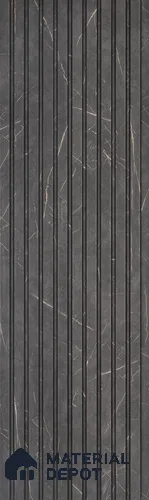 PN 06899 8 ft x 6 inch Charcoal Louvers/Panels - 6 mm