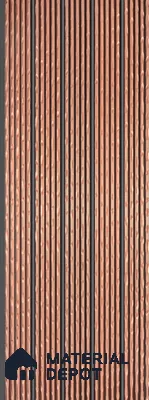 Apricot Metallic Look PN 07030 9.5 ft x 7.8 inch Charcoal Panel - 6 mm | Suitable for Feature Wall, TV Unit & Living Room | Width is Subjected to 5% Variation