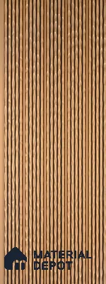 Brown Plain Colour Look Charcoal Louver/Panel 9.5 ft x 7.8 inch - 6 mm | Ideal for Feature Wall, Living Room, Bedroom, Home, TV Unit | PN 07032