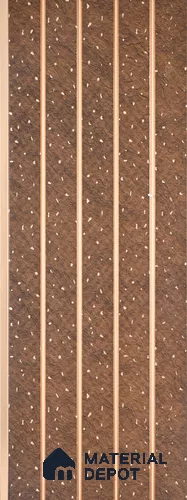 Brown Marble Look Charcoal Louver/Panel 9.5 ft x 7.8 inch - 6 mm | Ideal for Feature Wall, Living Room, Bedroom, Home, TV Unit | PN 07036