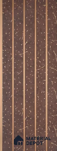 Brown Marble Look Charcoal Louver/Panel 9.5 ft x 7.8 inch - 6 mm | Ideal for Feature Wall, Living Room, Bedroom, Home, TV Unit | PN 07037