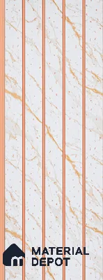 Dove Grey Marble Look PN 07039 9.5 ft x 7.8 inch Charcoal Panel - 6 mm | Suitable for Feature Wall, TV Unit & Living Room | Width is Subjected to 5% Variation