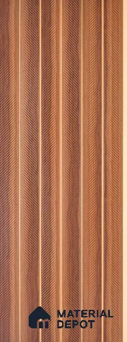 Brown Patterned Look Charcoal Louver/Panel 9.5 ft x 7.8 inch - 6 mm | Ideal for Feature Wall, Living Room, Bedroom, Home, TV Unit | PN 07041