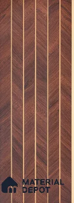 Wooden Look PN 07042 9.5 ft x 7.8 inch Charcoal Panel - 6 mm | Suitable for Feature Wall, TV Unit & Living Room | Width is Subjected to 5% Variation
