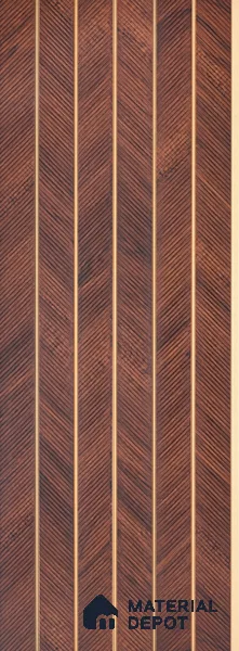 Wooden Look PN 07042 9.5 ft x 7.8 inch Charcoal Panel - 6 mm | Suitable for Feature Wall, TV Unit & Living Room | Width is Subjected to 5% Variation
