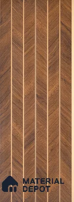 Wooden Look PN 07043 9.5 ft x 7.8 inch Charcoal Panel - 6 mm | Suitable for Feature Wall, TV Unit & Living Room | Width is Subjected to 5% Variation