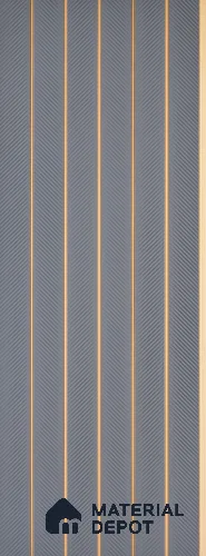 Grey Patterned Look Charcoal Louver/Panel 9.5 ft x 7.8 inch - 6 mm | Ideal for Feature Wall, Living Room, Bedroom, Home, TV Unit | PN 07045