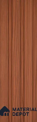 Brown Wooden Look Charcoal Louver/Panel 9.5 ft x 4.6 inch - 8 mm | Ideal for Feature Wall, Living Room, Bedroom, Home, TV Unit | PN 07058