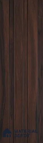 Brown Wooden Look Charcoal Louver/Panel 9.5 ft x 4.6 inch - 8 mm | Ideal for Feature Wall, Living Room, Bedroom, Home, TV Unit | PN 07061