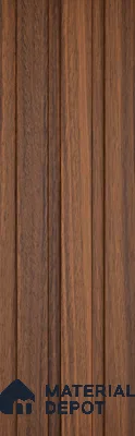 Brown Wooden Look Charcoal Louver/Panel 9.5 ft x 4.6 inch - 8 mm | Ideal for Feature Wall, Living Room, Bedroom, Home, TV Unit | PN 07062